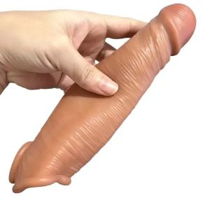 Double Hole Jumbo Penis Sleeve