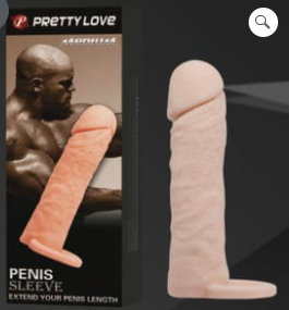 Pretty Love 160*38mm Flexible Soft Penis Sleeve With Cock Ring