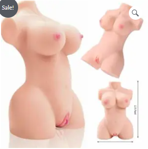Pure Silicone Half Body Sex Doll Online